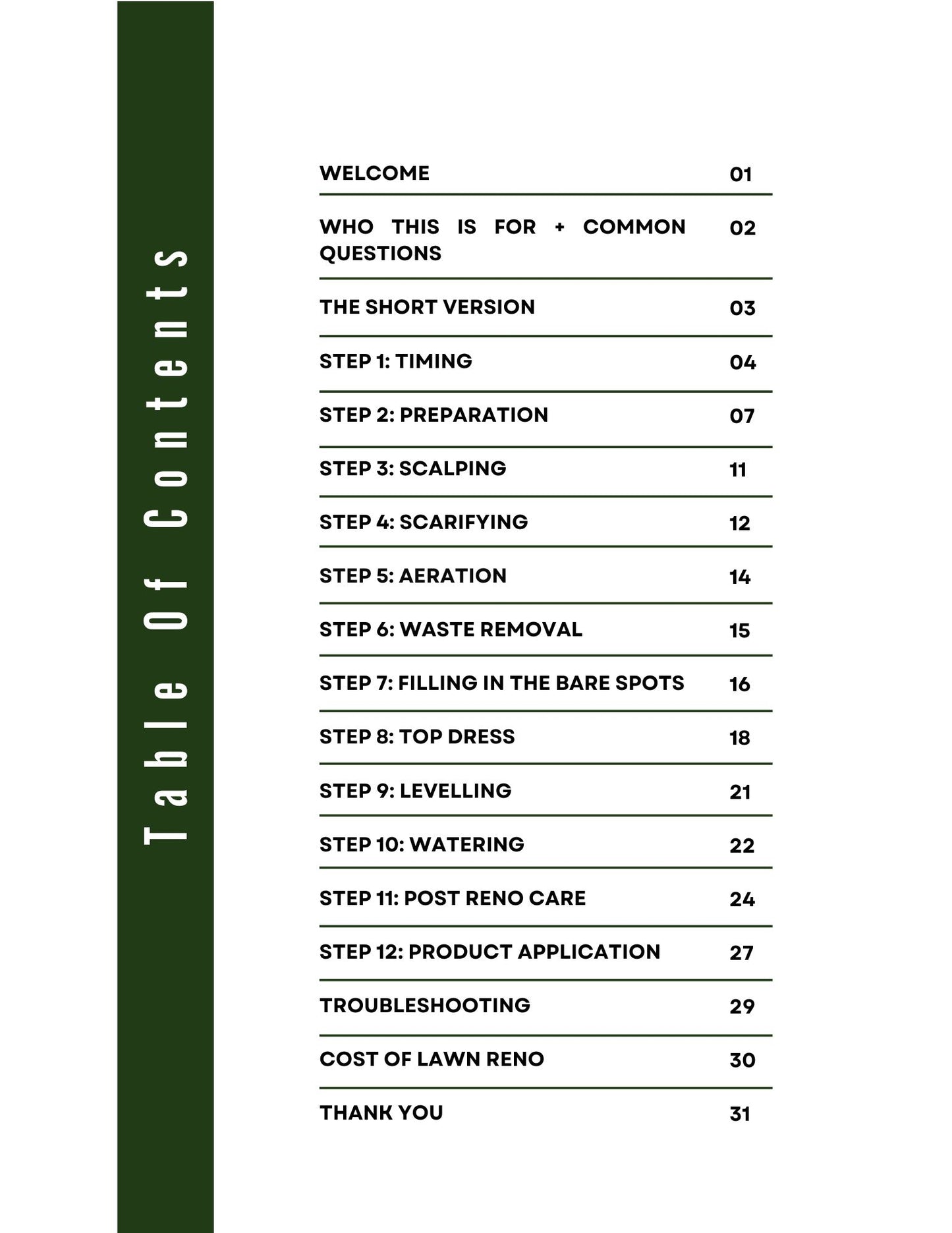 Cool season lawn program + lawn renovation guide BUNDLE